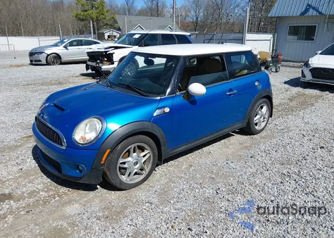 2010 Mini Cooper S z USA, uszkodzony, nr VIN WMWMF7C55ATW89076
